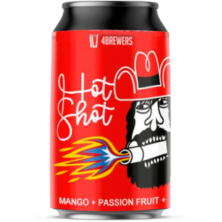 топ пива Четыре Пивовара Хот Шот [Манго + Маракуйя + Хабанеро + Карри] обзор / оценка / отзывы